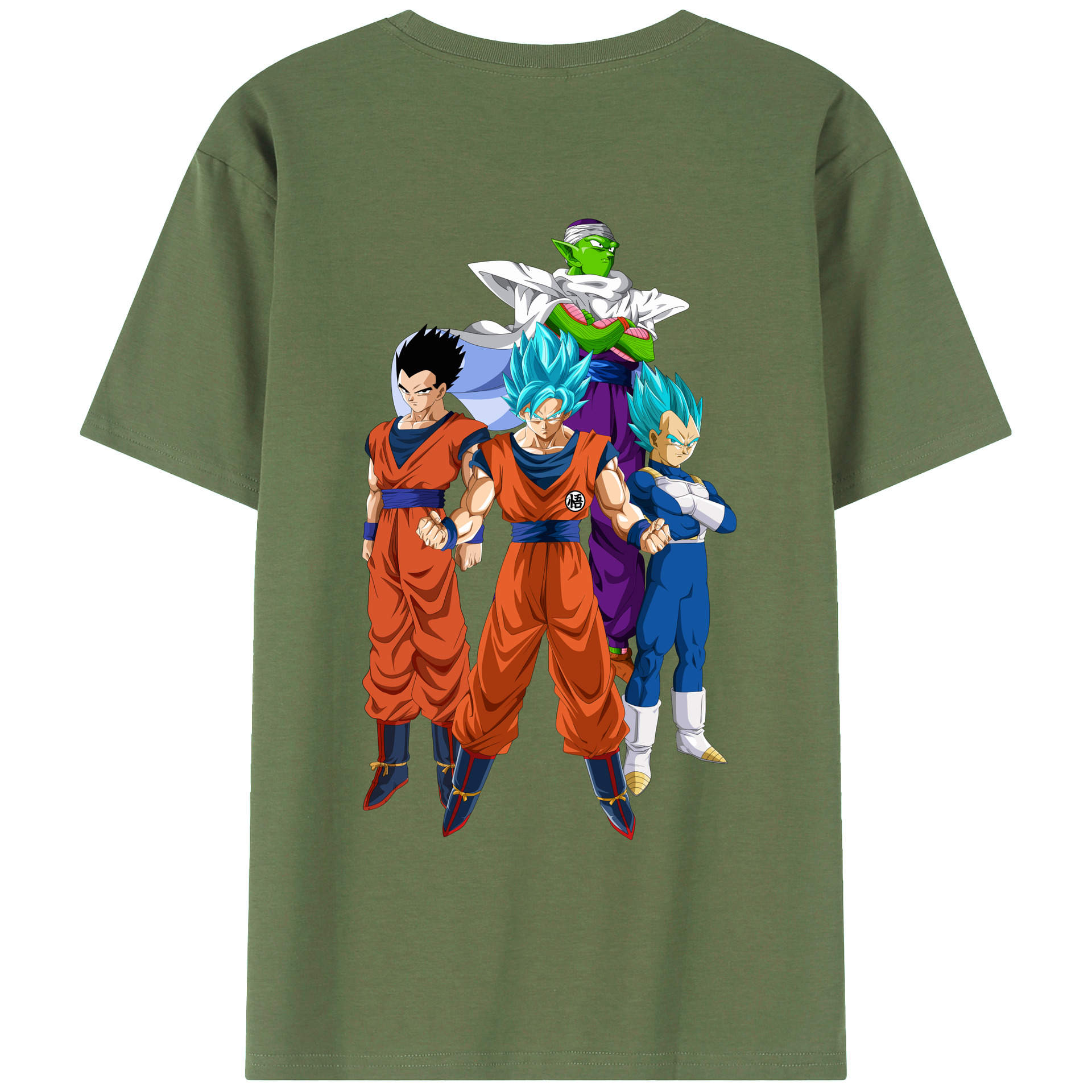（画像用） ドラゴンボール DRAGON BALL 綿100％ メンズ半袖Tシャツ（バックプリント） 通気性
